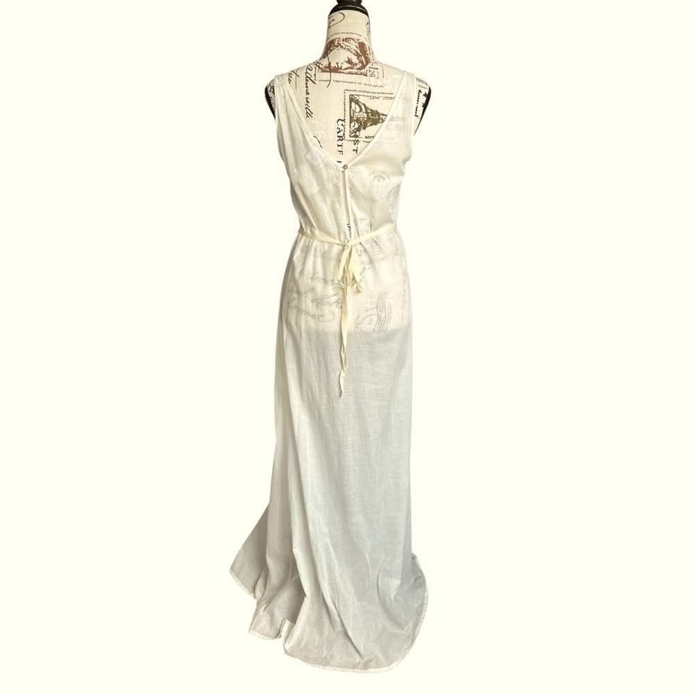 NWT La Costa Del Algodon Vintage Lingerie Nightgown Size Small - Picture 3 of 13